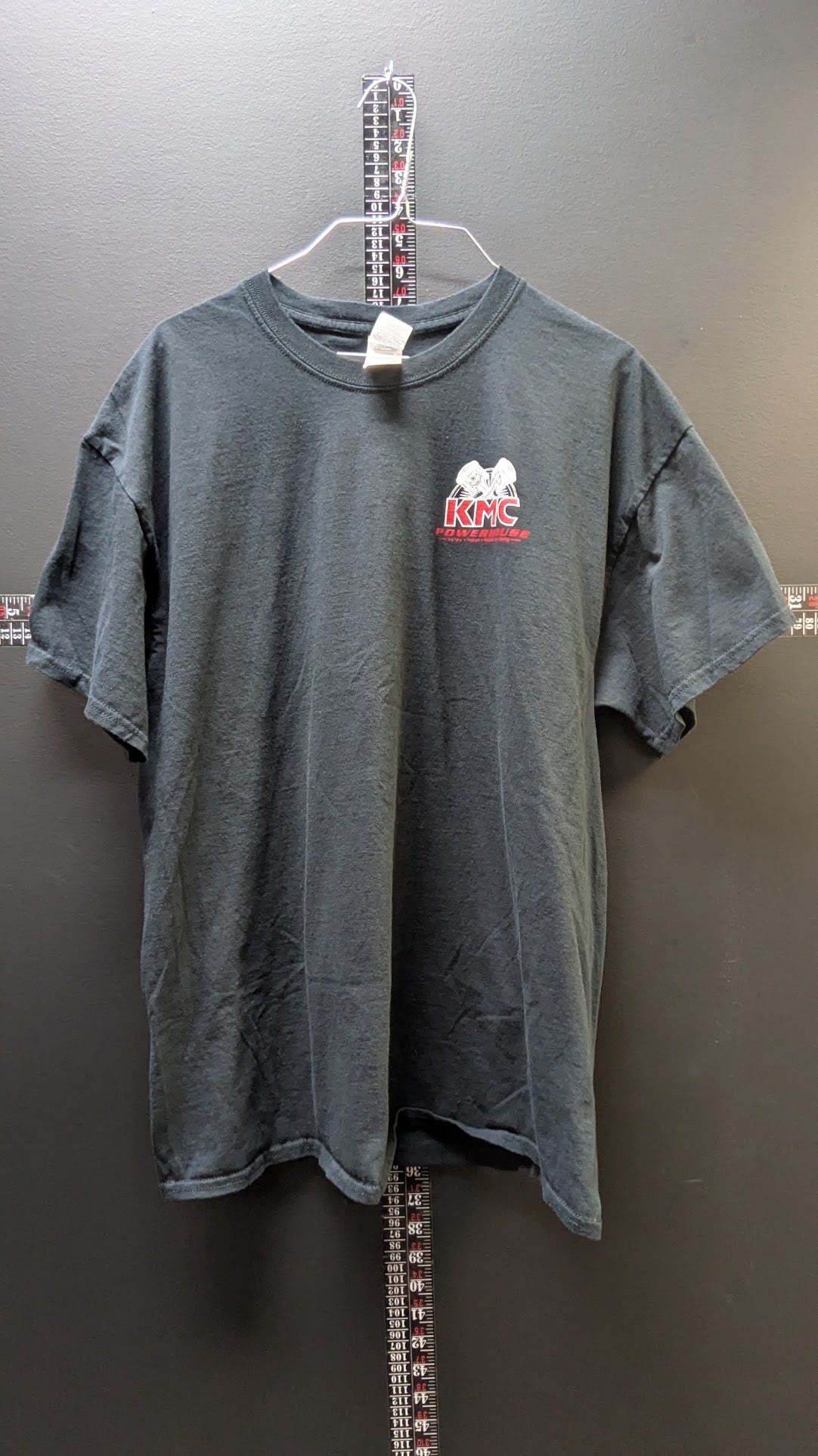 KMC Powerhouse Performance T-Shirt – Men's XL Black Graphic Tee