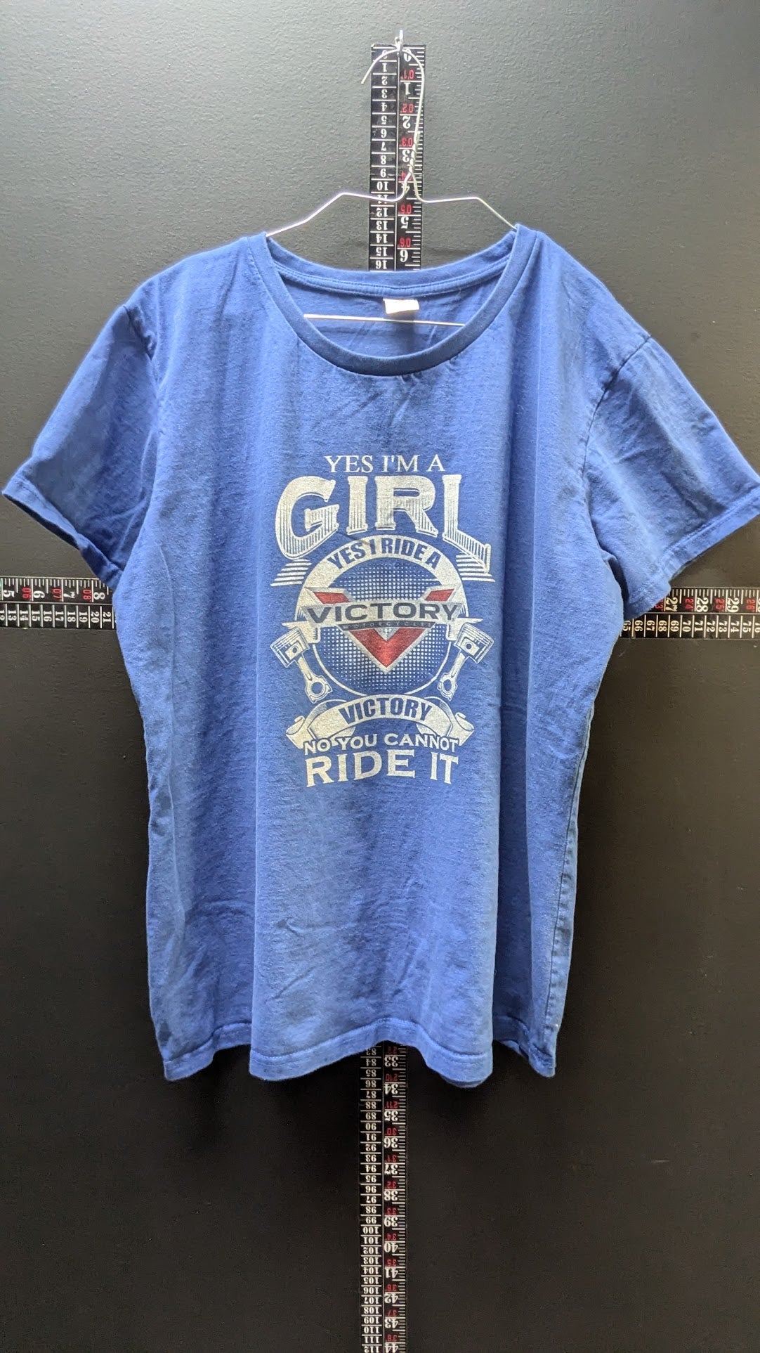 Victory Motorcycles "Yes I'm A Girl, Yes I Ride A Victory, No You Cannot Ride It" T-Shirt – Women's XXL