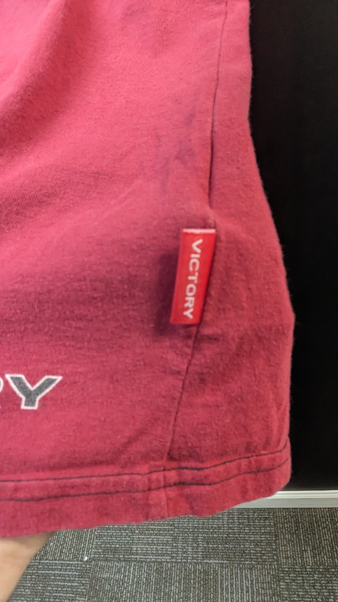Victory Motorcycles Spirit Lake Raglan Henley T-Shirt – Women's XL Red Black