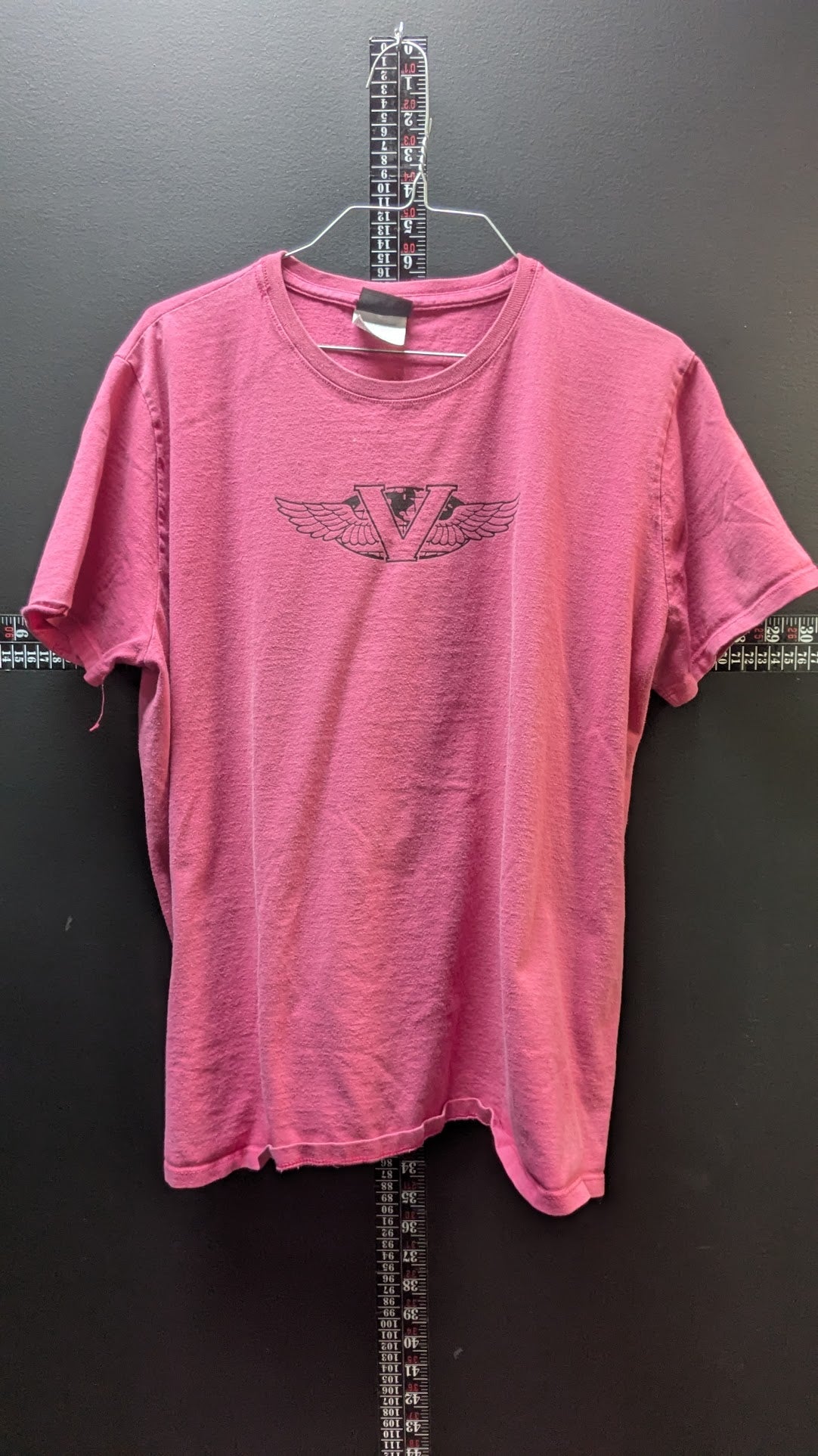 Victory Motorcycles Women's Pink Winged V Logo T-Shirt XXL