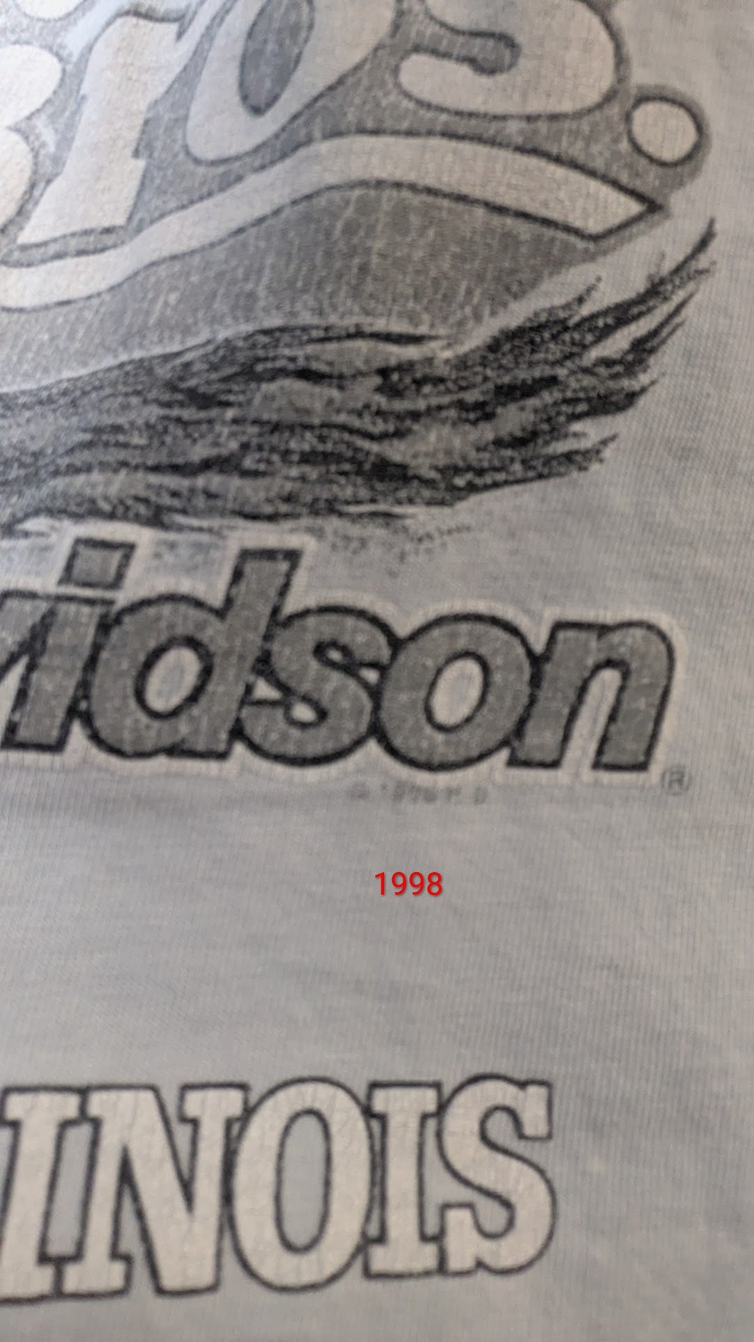 Vintage 1998 Harley-Davidson "Harley Is Life. Just Details." T-Shirt Men's XXXL Gray
