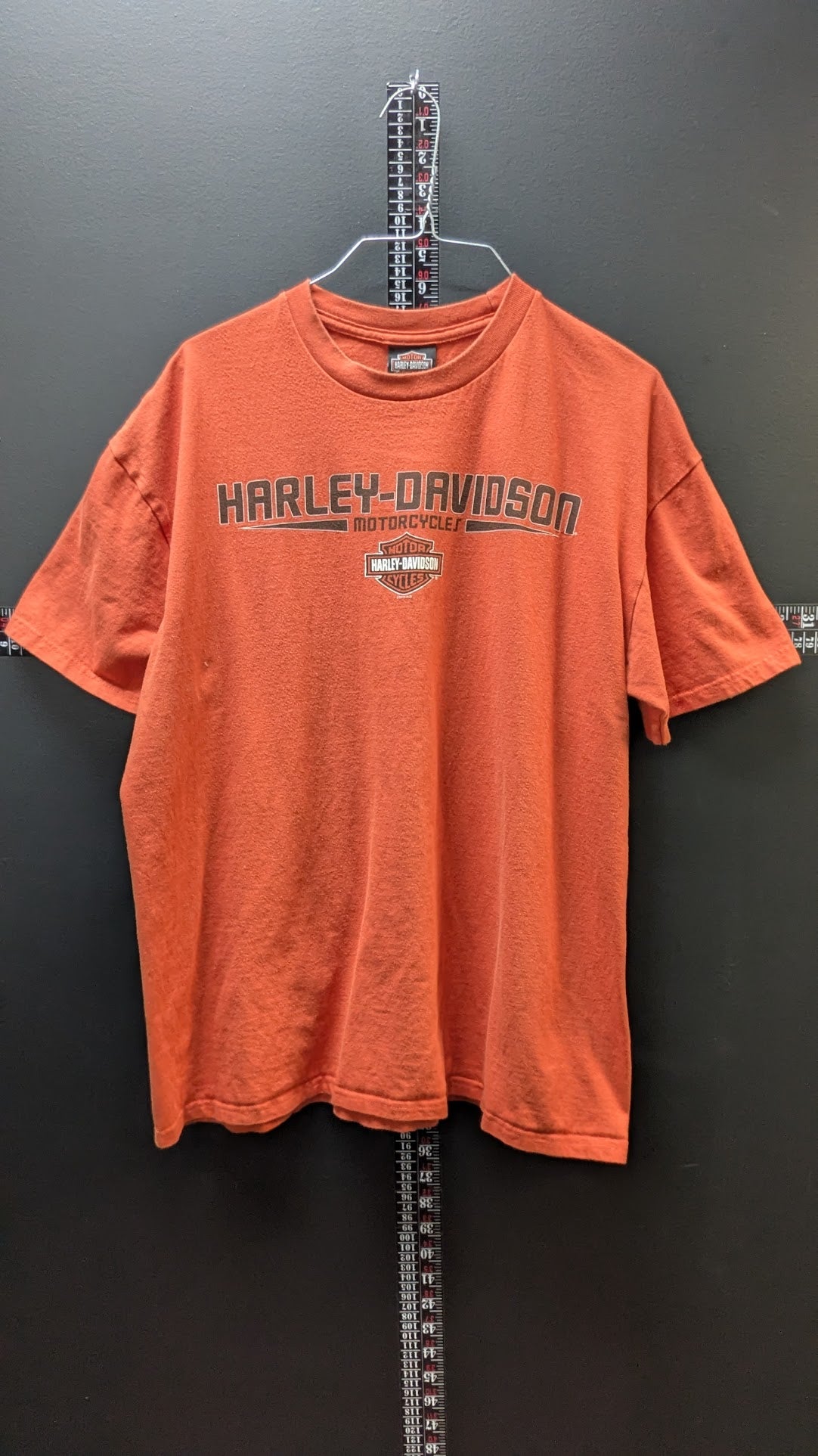 Harley-Davidson Orlando Florida T-Shirt Men's XL Orange Dealer Tee