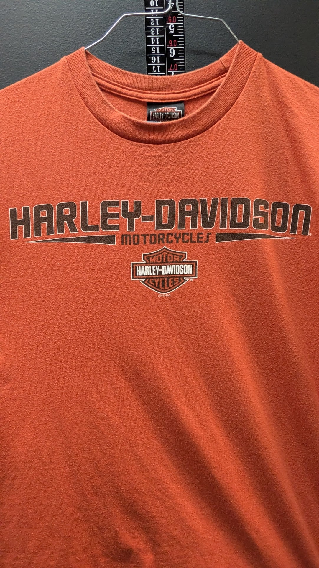 Harley-Davidson Orlando Florida T-Shirt Men's XL Orange Dealer Tee