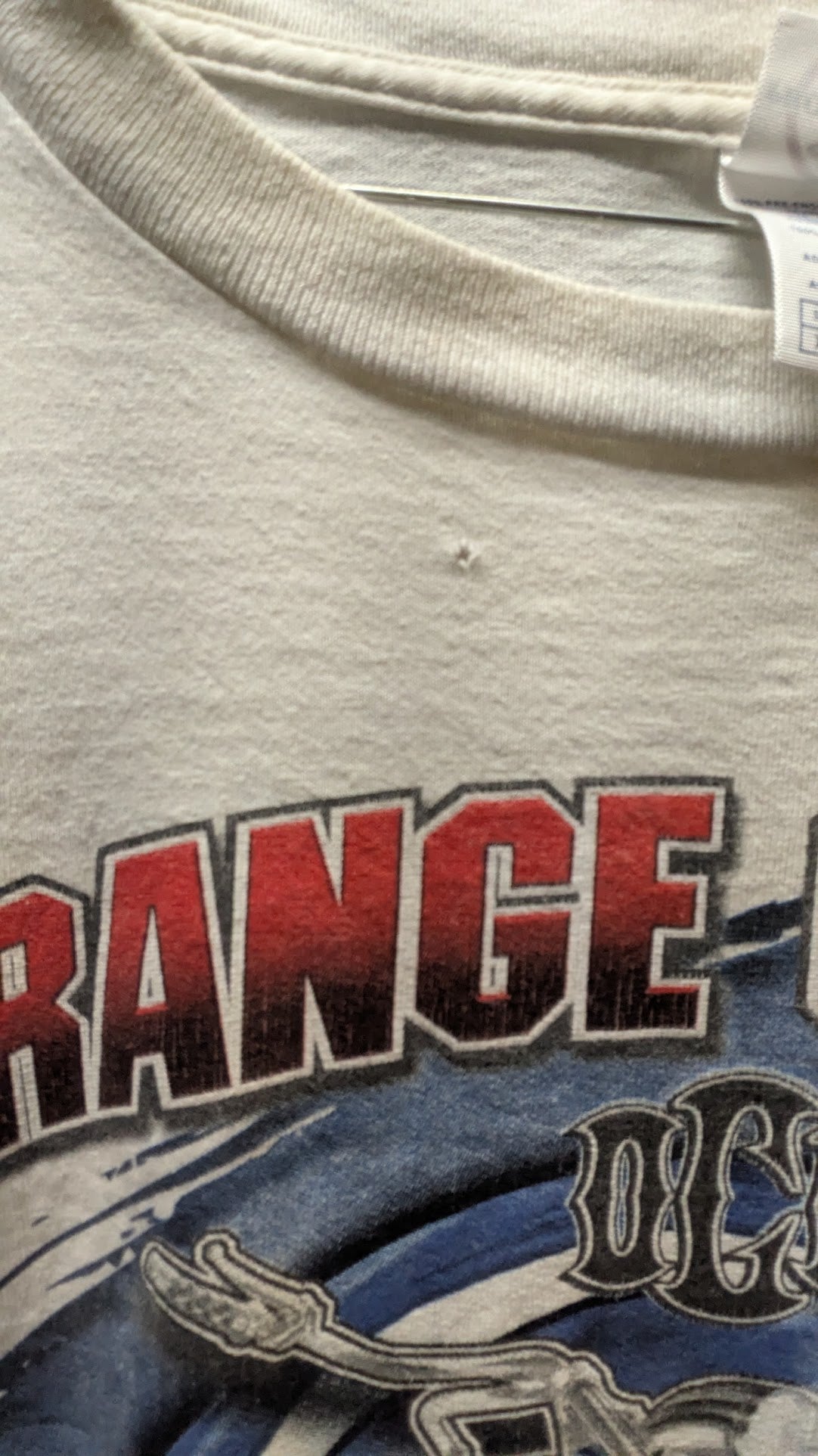 Vintage Orange County OCC Choppers T-Shirt Men's XL White Motorcycle Graphic
