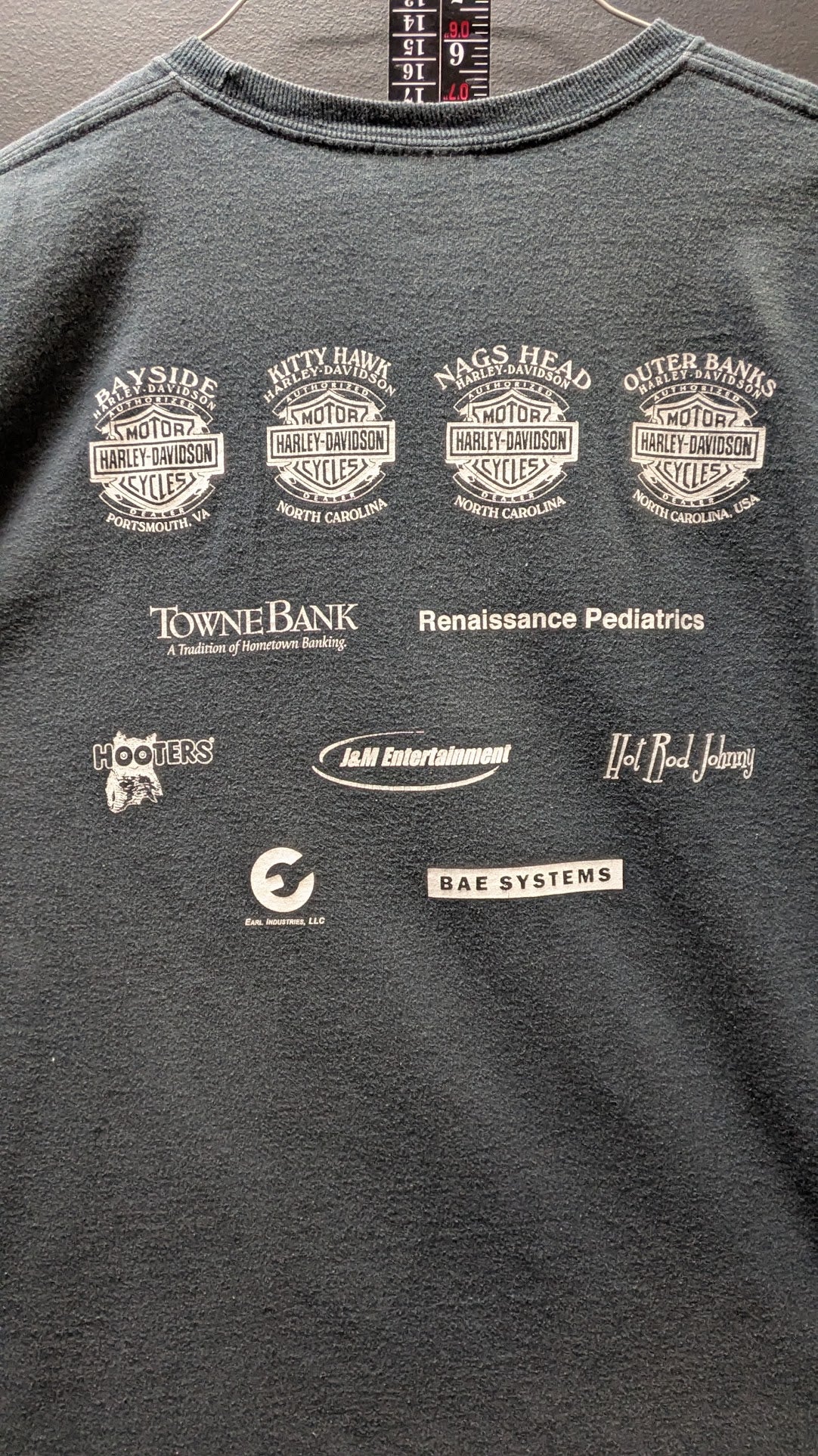 Vintage 2005 March of Dimes Ride Motorcycle T-Shirt XL Black Double-Sided Hanes Heavyweight