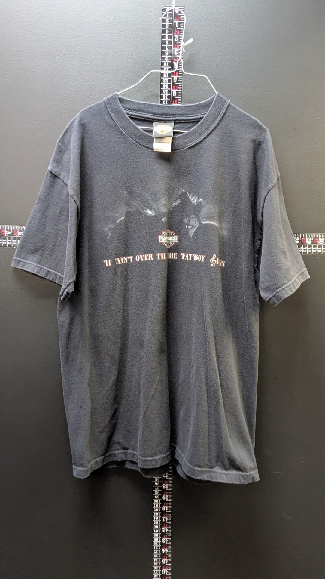 Vintage Harley-Davidson Ray Price Raleigh NC T-Shirt Men's Large Black Double Sided USA