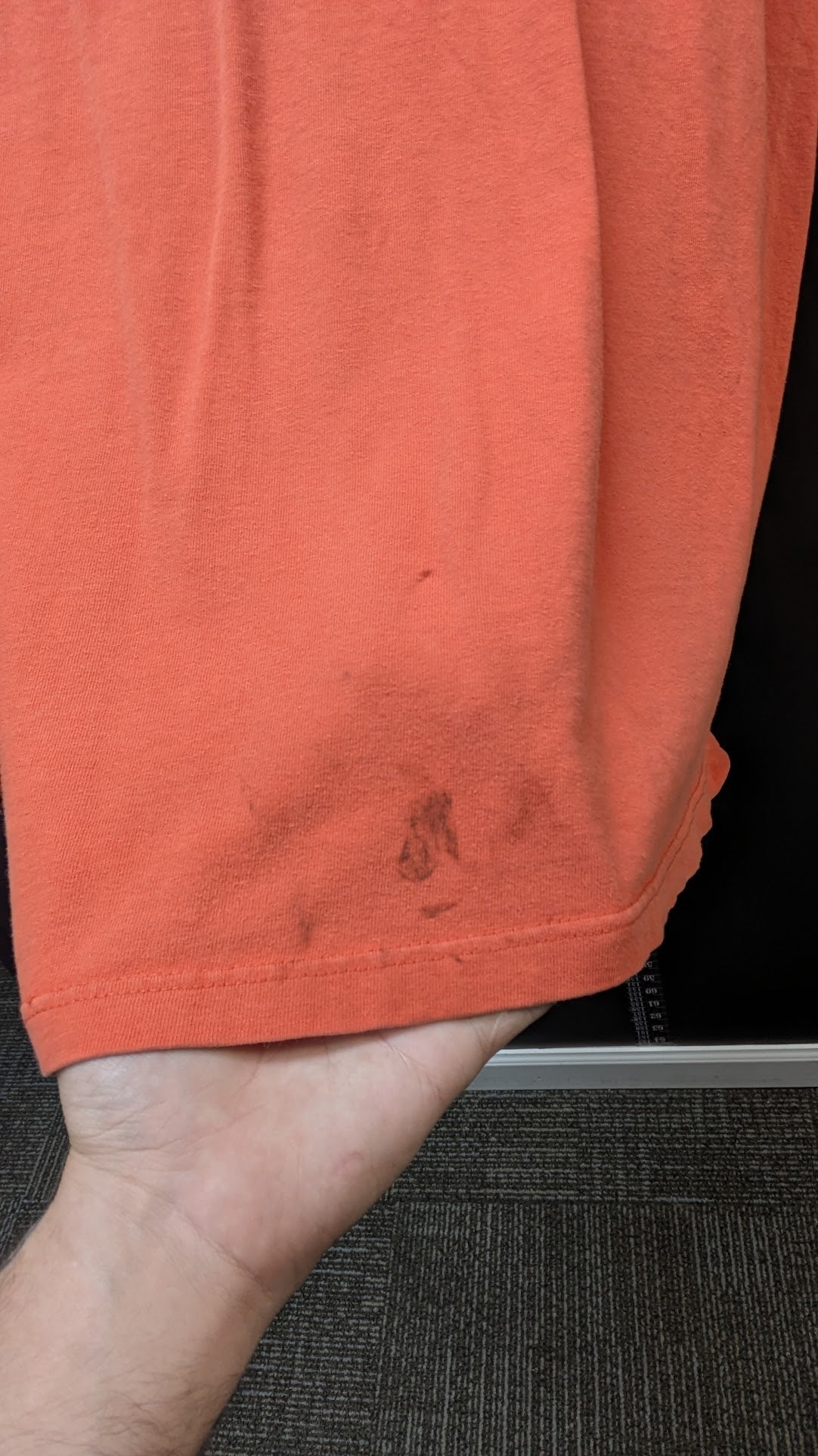 Vintage 2000 Harley-Davidson Groves Winchester VA T-Shirt Men's Large Orange Double Sided