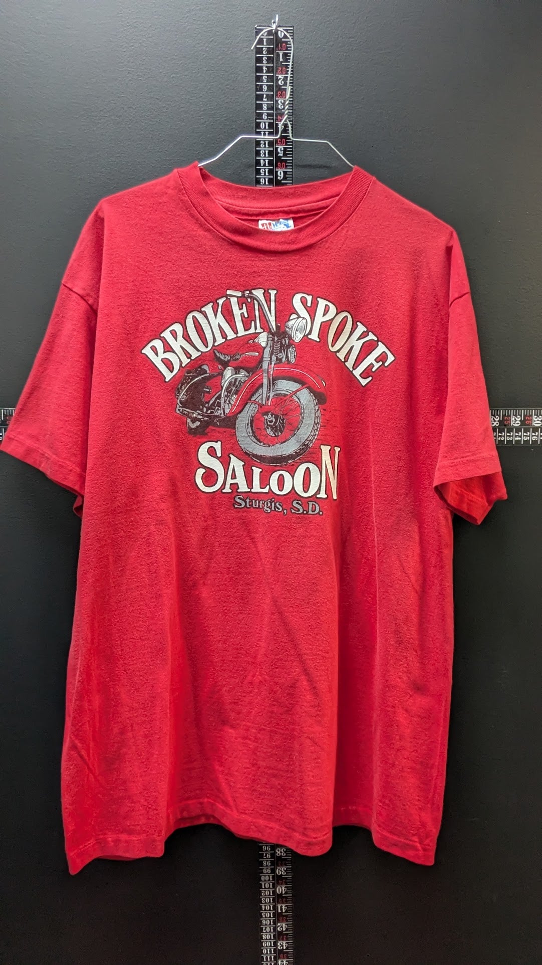 Vintage Broken Spoke Saloon Sturgis SD Single Stitch T-Shirt Men's XL USA Motorcycle Biker