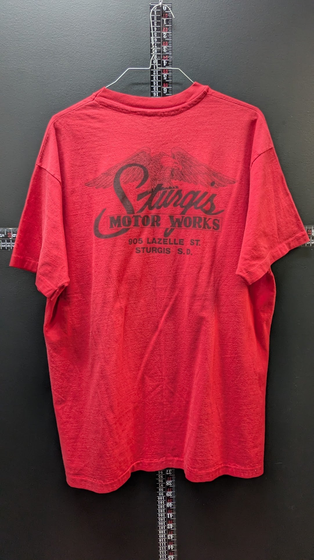 Vintage Broken Spoke Saloon Sturgis SD Single Stitch T-Shirt Men's XL USA Motorcycle Biker
