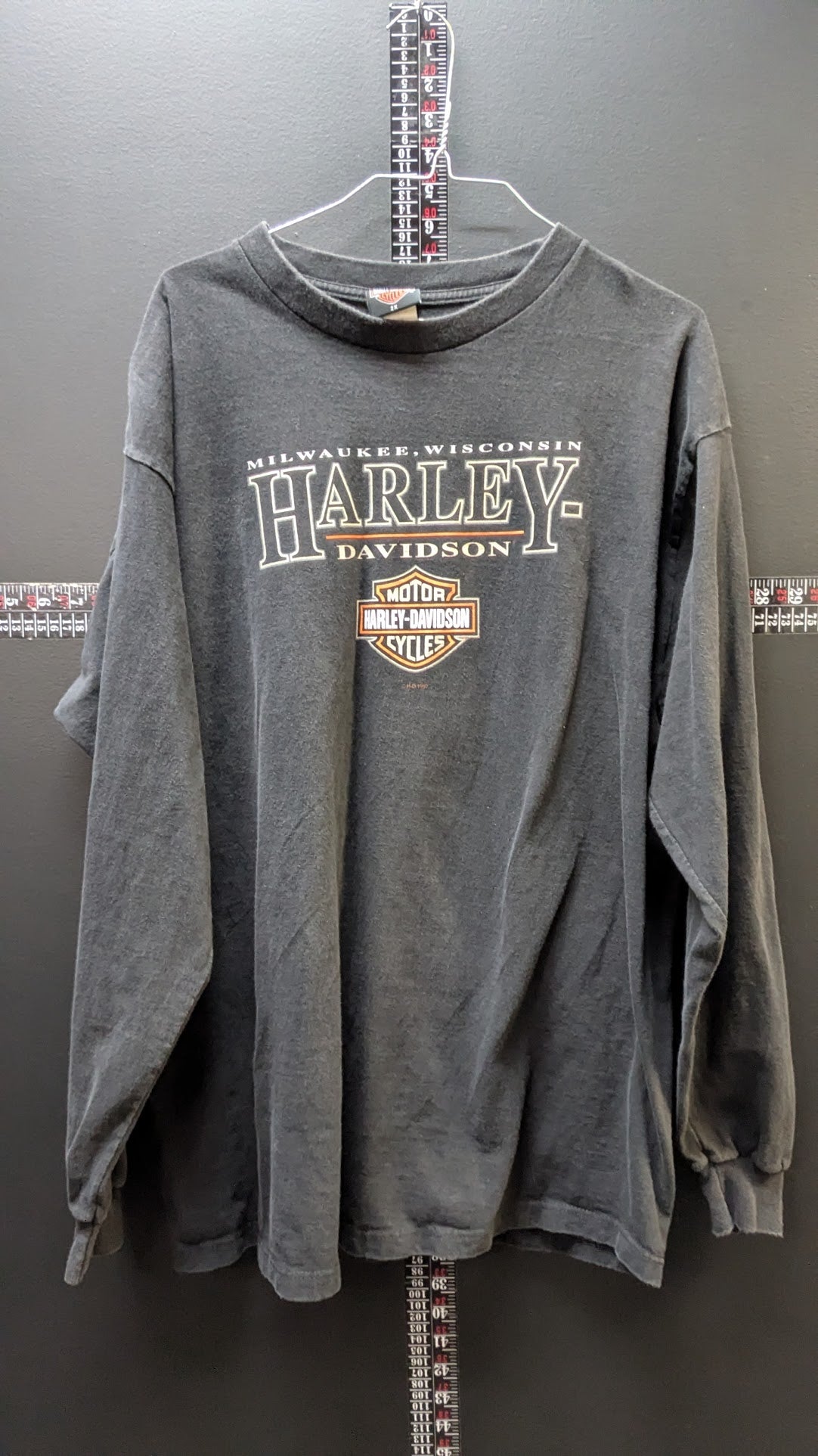Vintage 2001 Harley-Davidson House of Harley Milwaukee WI Long Sleeve T-Shirt Men's 2XL