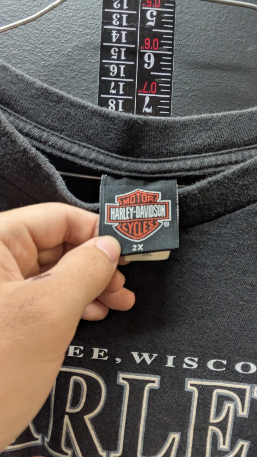 Vintage 2001 Harley-Davidson House of Harley Milwaukee WI Long Sleeve T-Shirt Men's 2XL