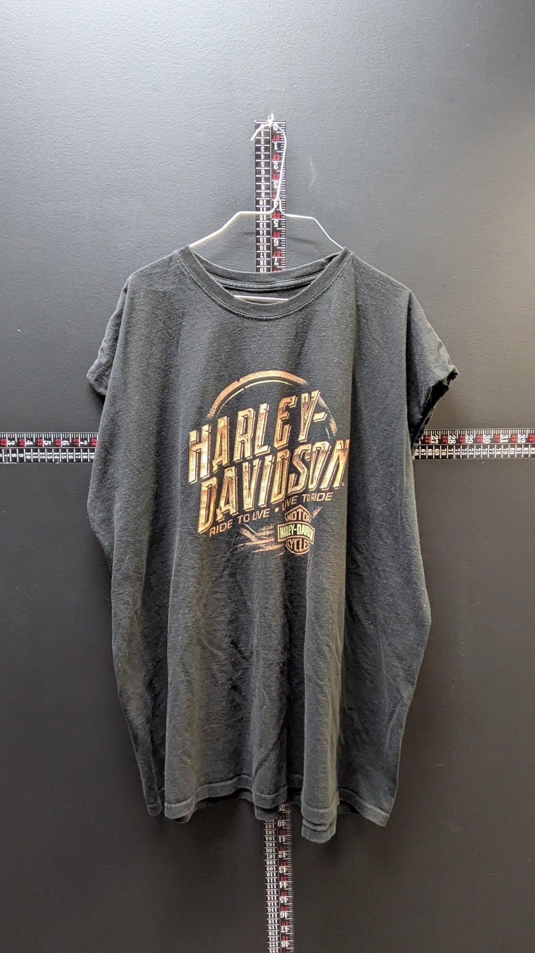 Harley-Davidson Buckeye Dayton OH T-Shirt Men's Black Dealer Graphic Tagless
