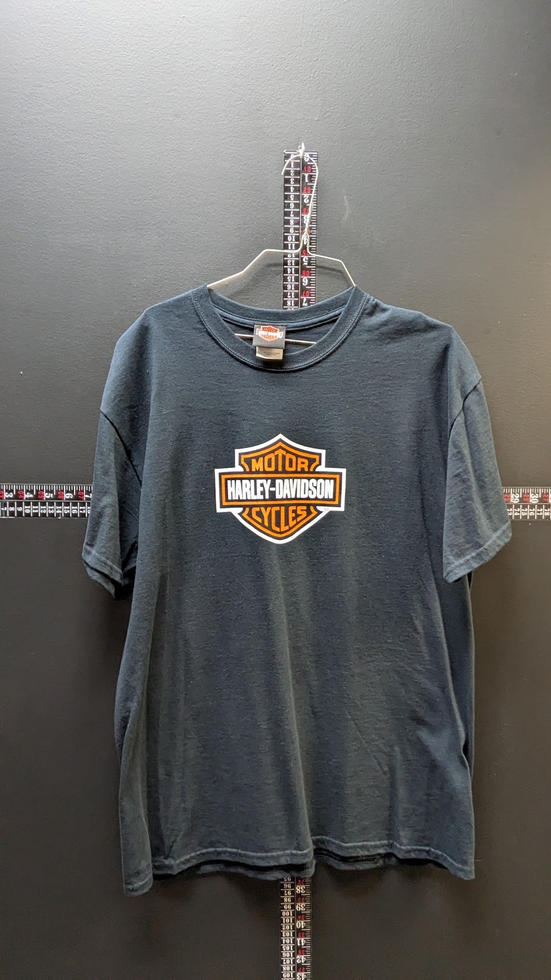 Harley-Davidson York PA Dealer T-Shirt Men's Large Black Bar Shield Graphic