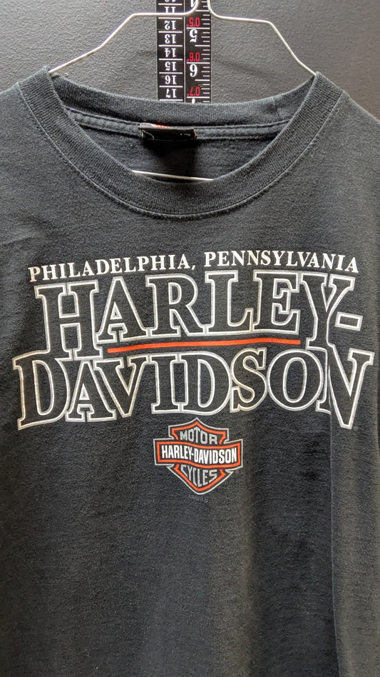 Vintage Harley-Davidson Barb's Philadelphia PA T-Shirt Black Single Stitch USA