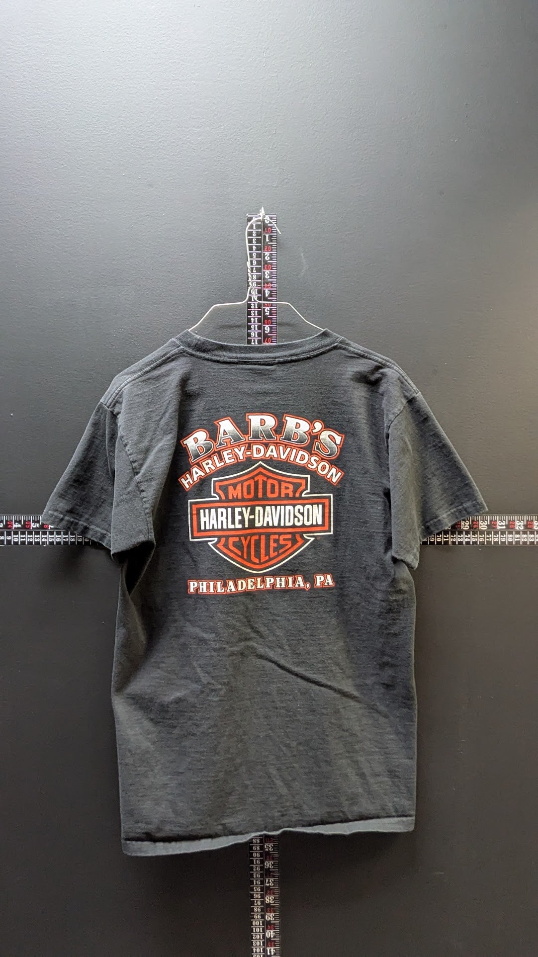 Vintage Harley-Davidson Barb's Philadelphia PA T-Shirt Black Single Stitch USA