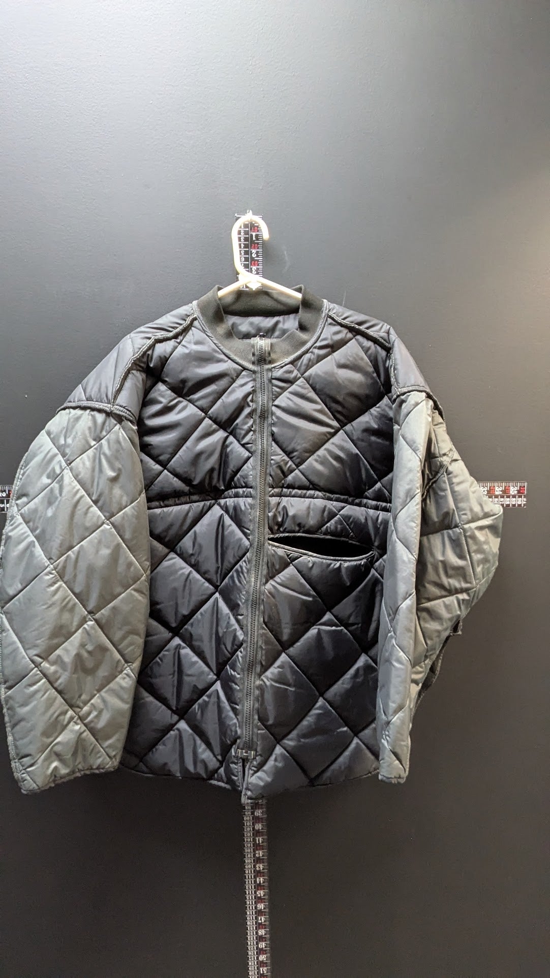 Blauer Quilted Zip-In Jacket Liner Black 3XL Regular Police Duty Coat Insert