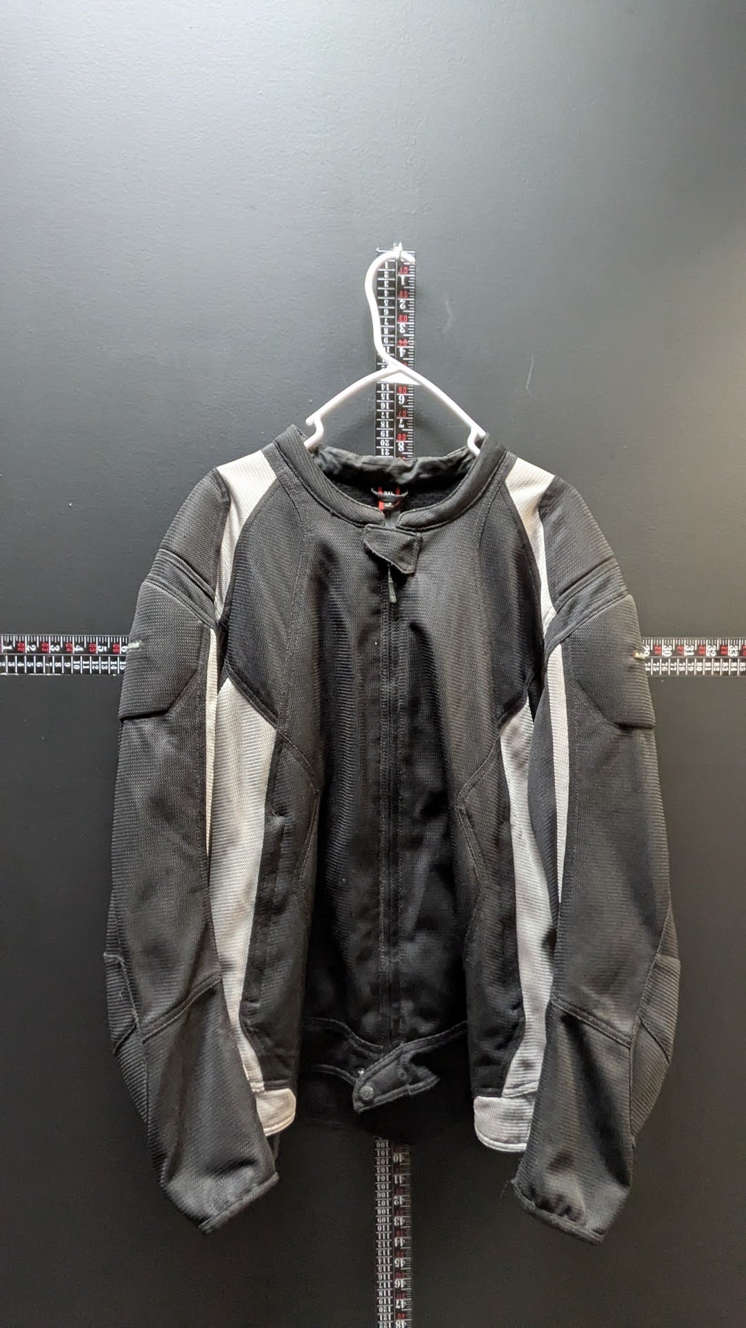 BILT Mesh Motorcycle Riding Jacket Armor Black Gray 3XL CE Padded Riding Coat
