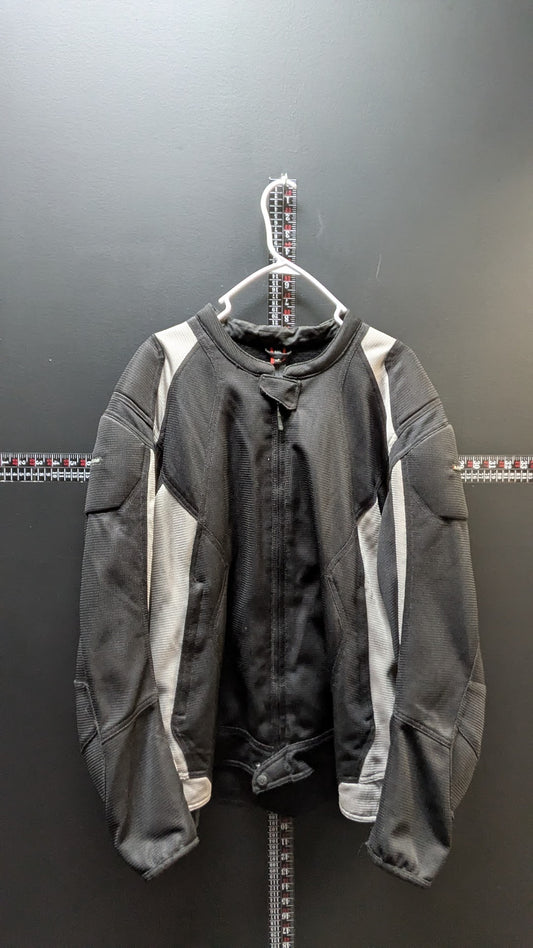 BILT Mesh Motorcycle Riding Jacket Armor Black Gray 3XL CE Padded Riding Coat