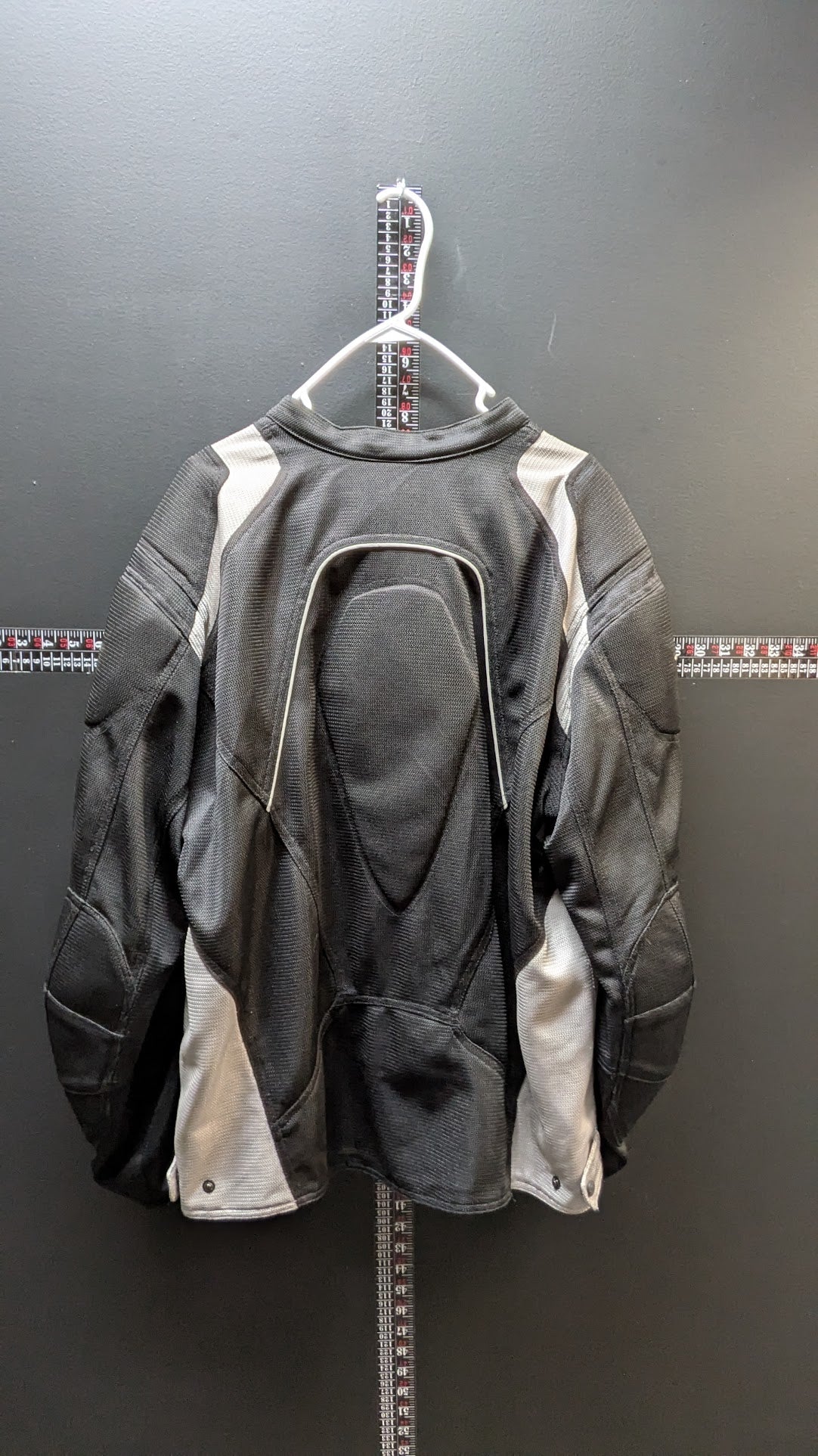 BILT Mesh Motorcycle Riding Jacket Armor Black Gray 3XL CE Padded Riding Coat
