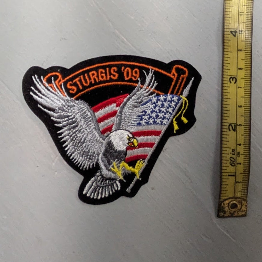 2009 Sturgis Motorcycle Rally Eagle Embroidered Patch
