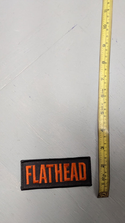 Vintage Harley Flathead Embroidered Motorcycle Patch