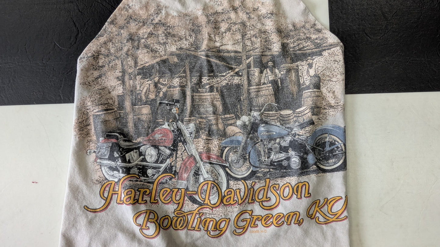 One-of-a-Kind Upcycled Harley-Davidson Bowling Green Halter Top