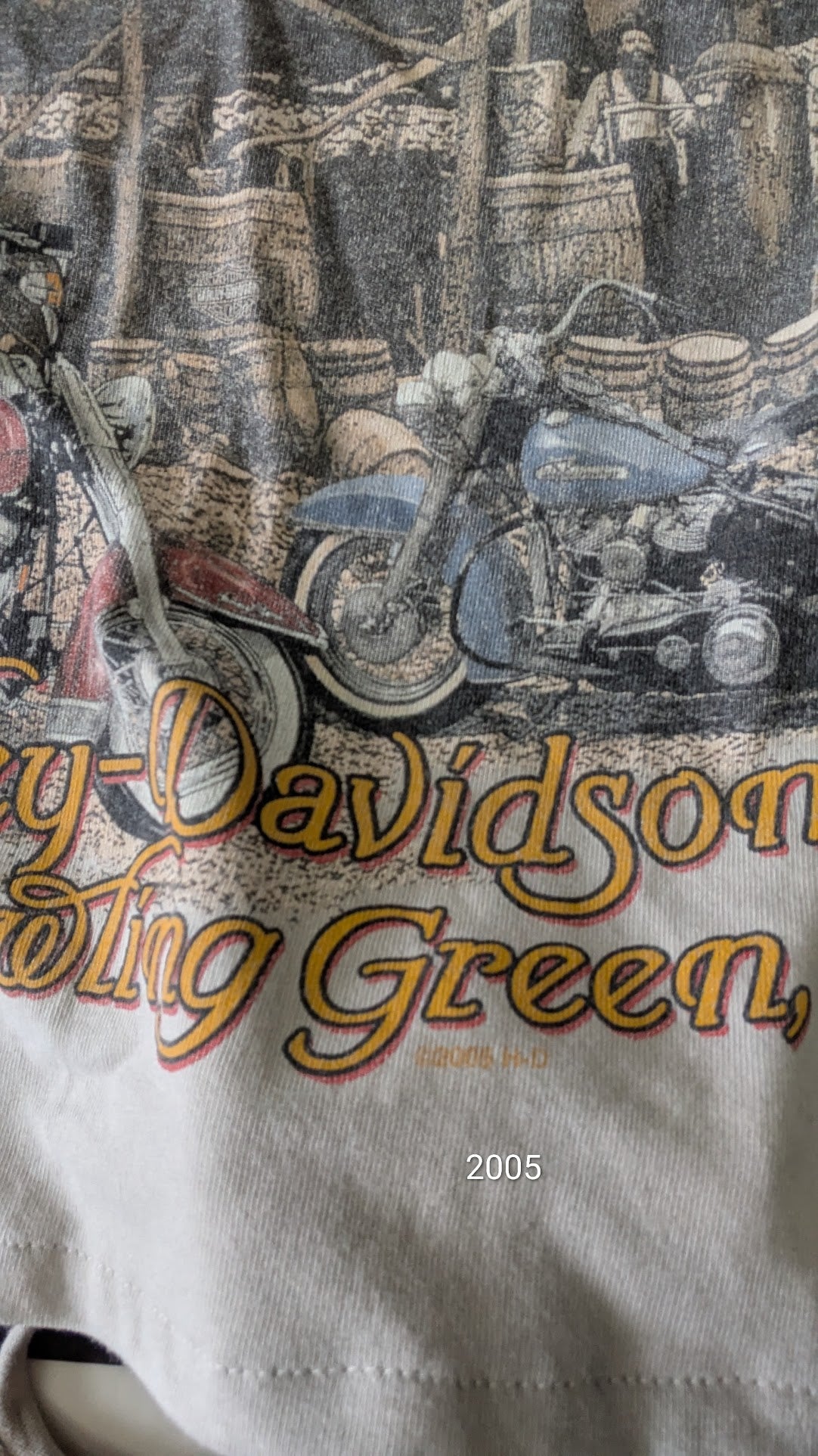 One-of-a-Kind Upcycled Harley-Davidson Bowling Green Halter Top