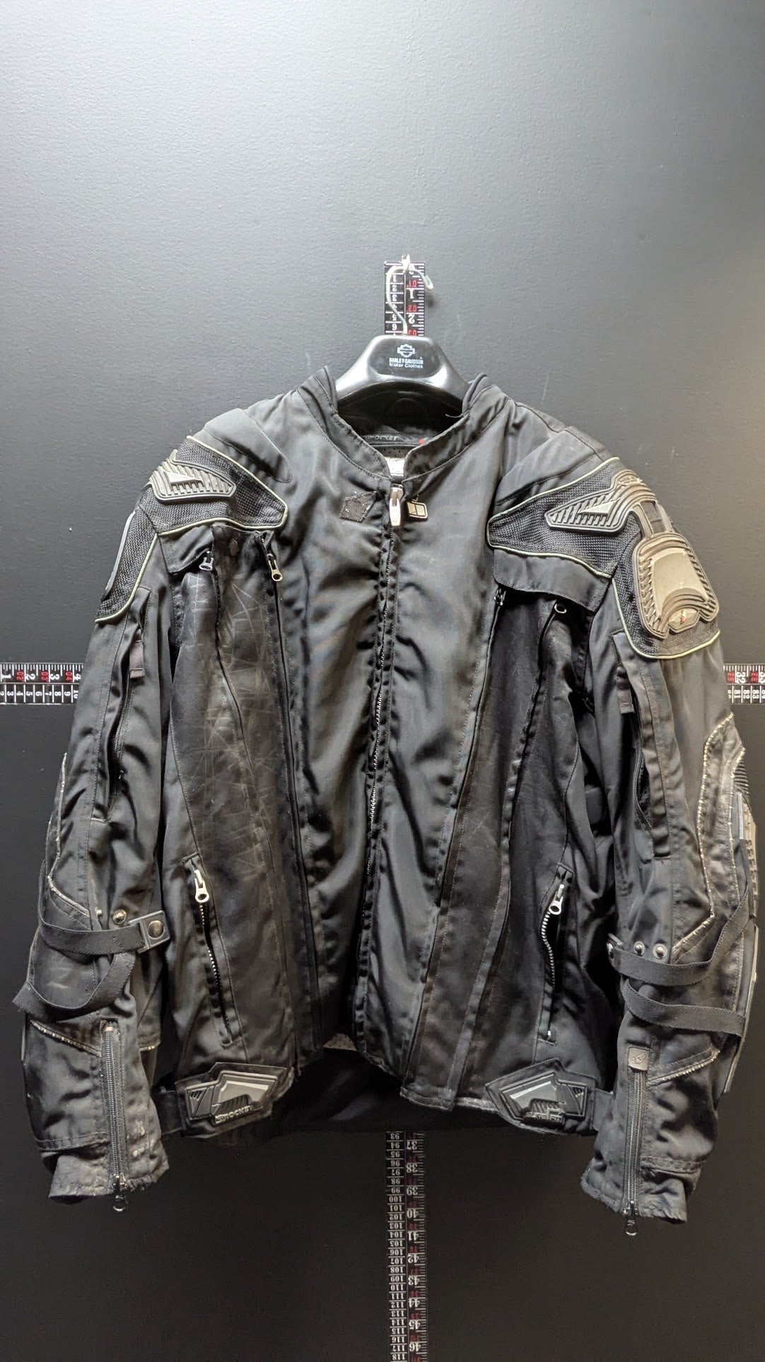 Joe Rocket Phoenix Textile Motorcycle Jacket Armor Mesh Black Men's 2XL CE
