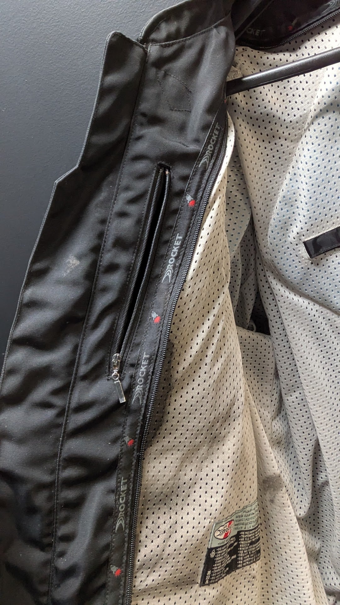 Joe Rocket Phoenix Textile Motorcycle Jacket Armor Mesh Black Men's 2XL CE