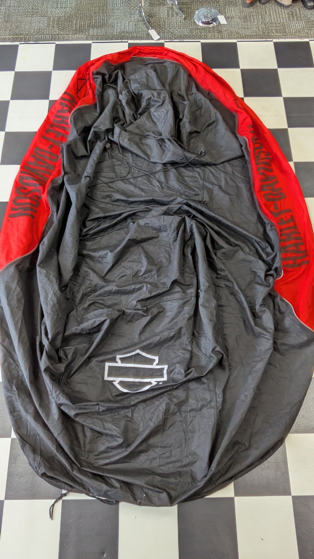 Harley-Davidson Touring Motorcycle Storage Cover Black Bar & Shield Road Glide Street Glide