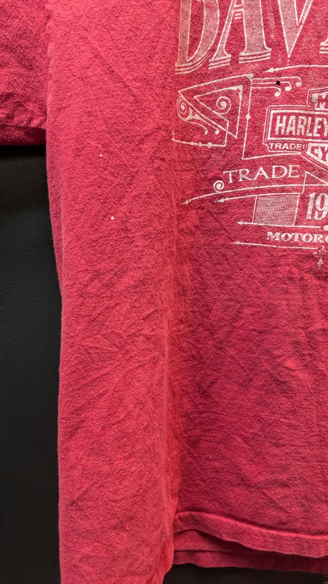 Vintage Harley-Davidson Smoky Mountain Marville TN T-Shirt Men's XL Red USA