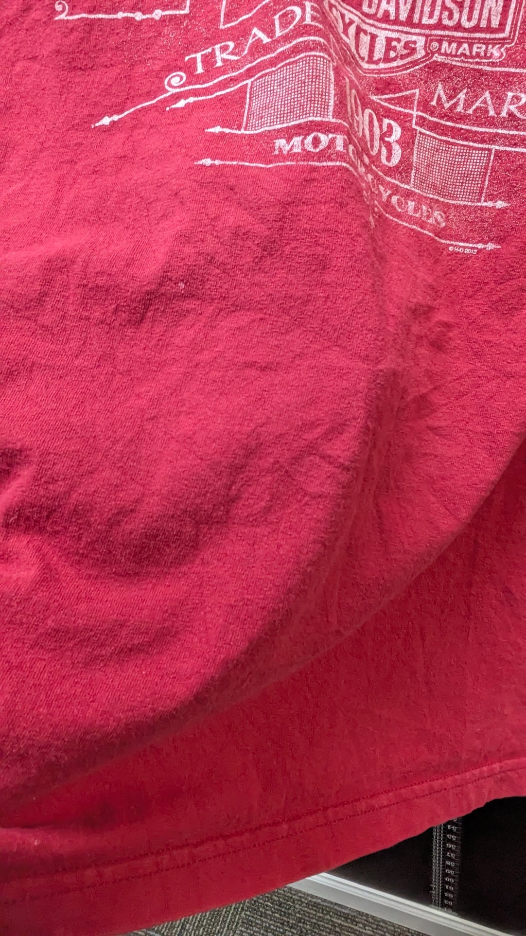 Vintage Harley-Davidson Smoky Mountain Marville TN T-Shirt Men's XL Red USA