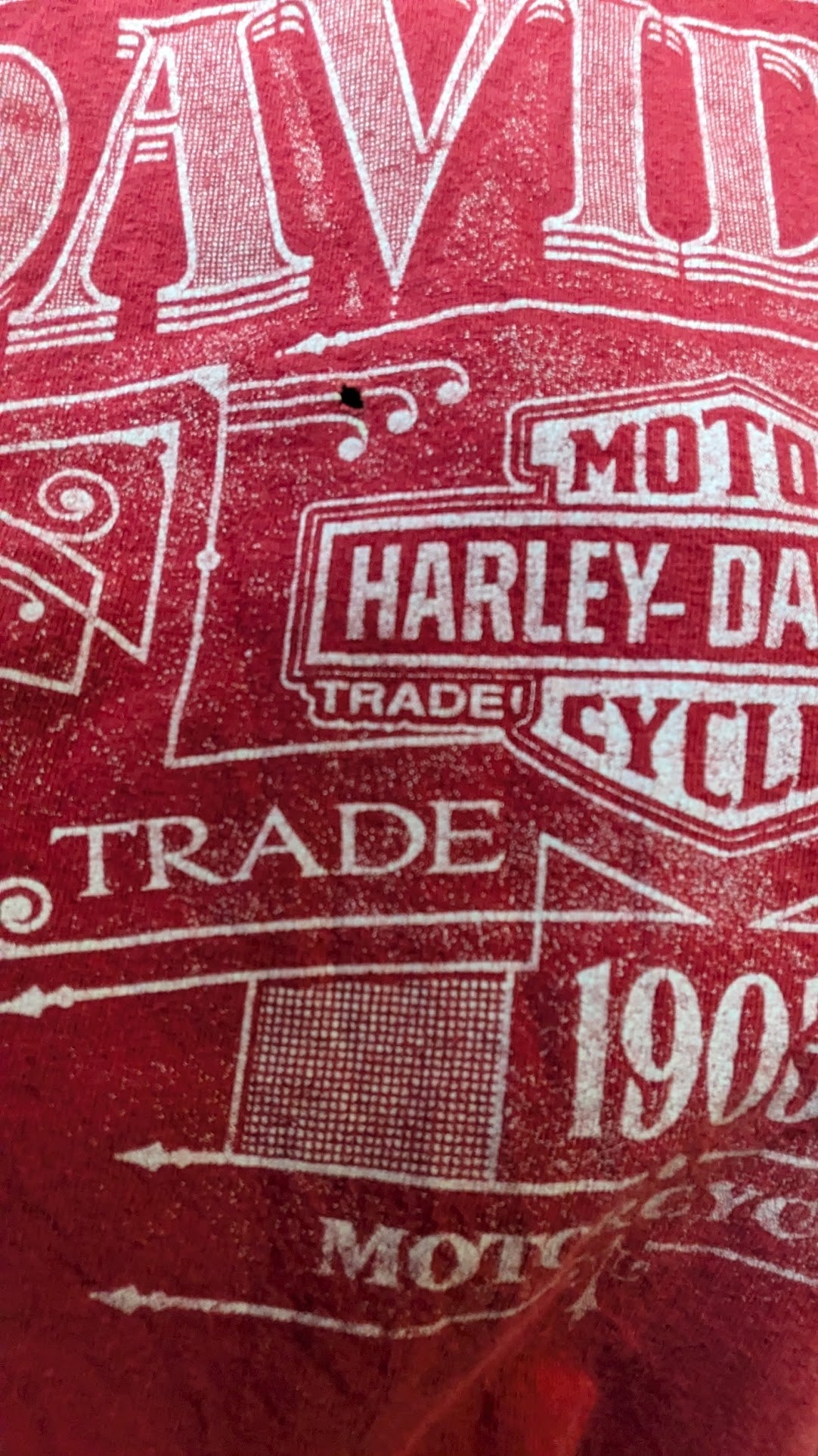 Vintage Harley-Davidson Smoky Mountain Marville TN T-Shirt Men's XL Red USA