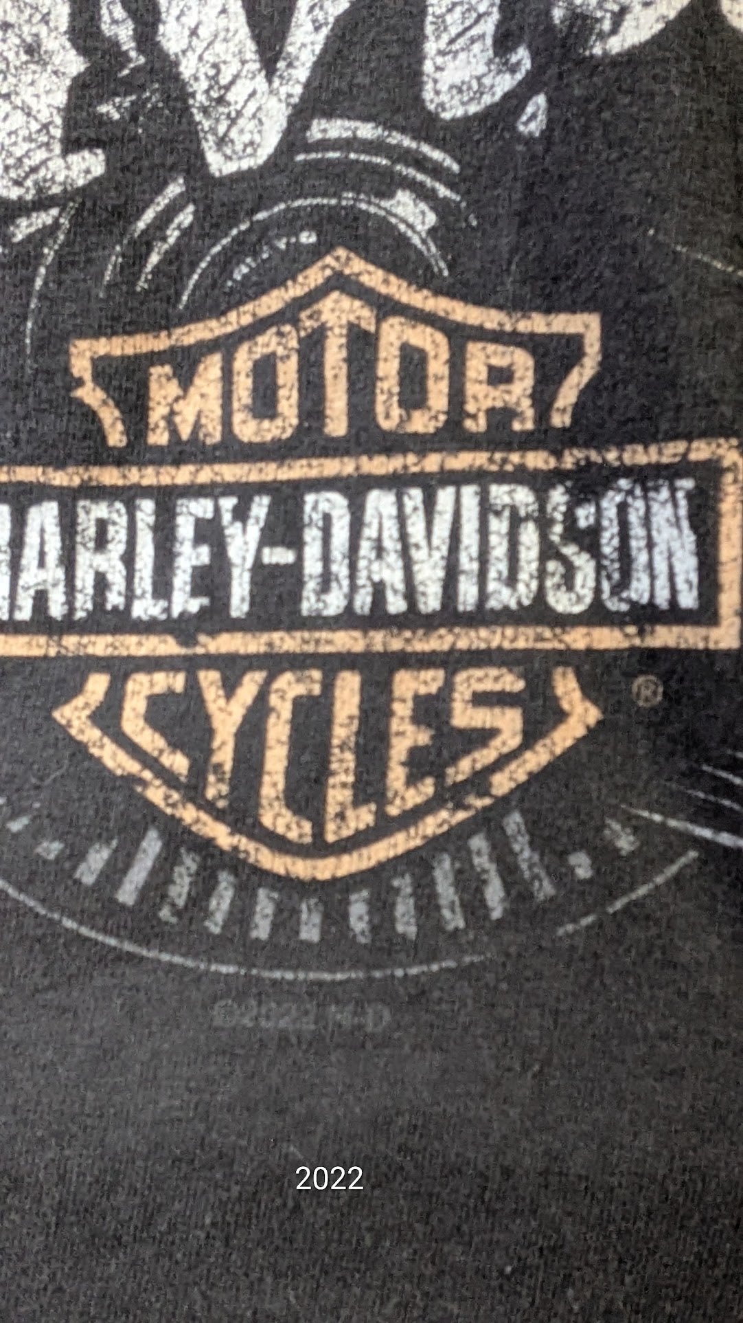 Harley-Davidson T-Shirt Men's 2XL Black Rommel Delmarva Salisbury MD Double Sided