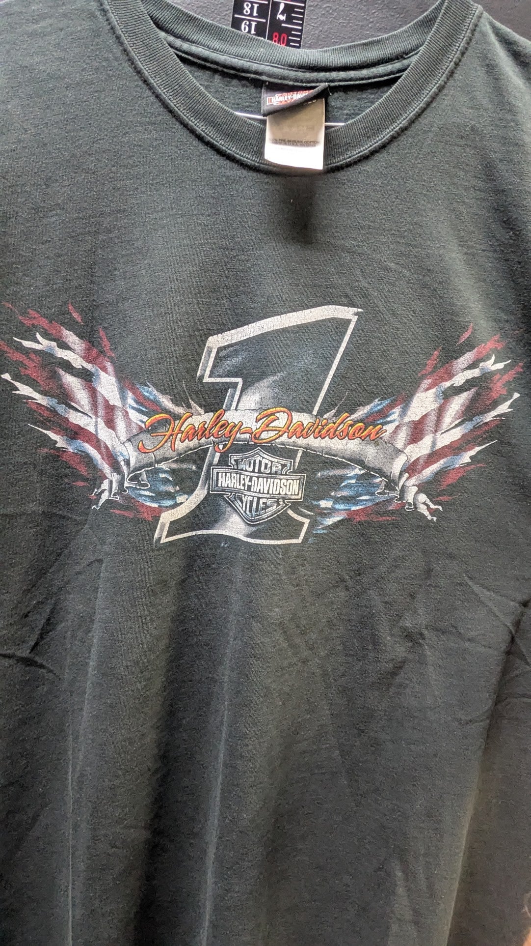 Harley-Davidson T-Shirt Men's XL New Orleans Louisiana Black USA Made Double Sided