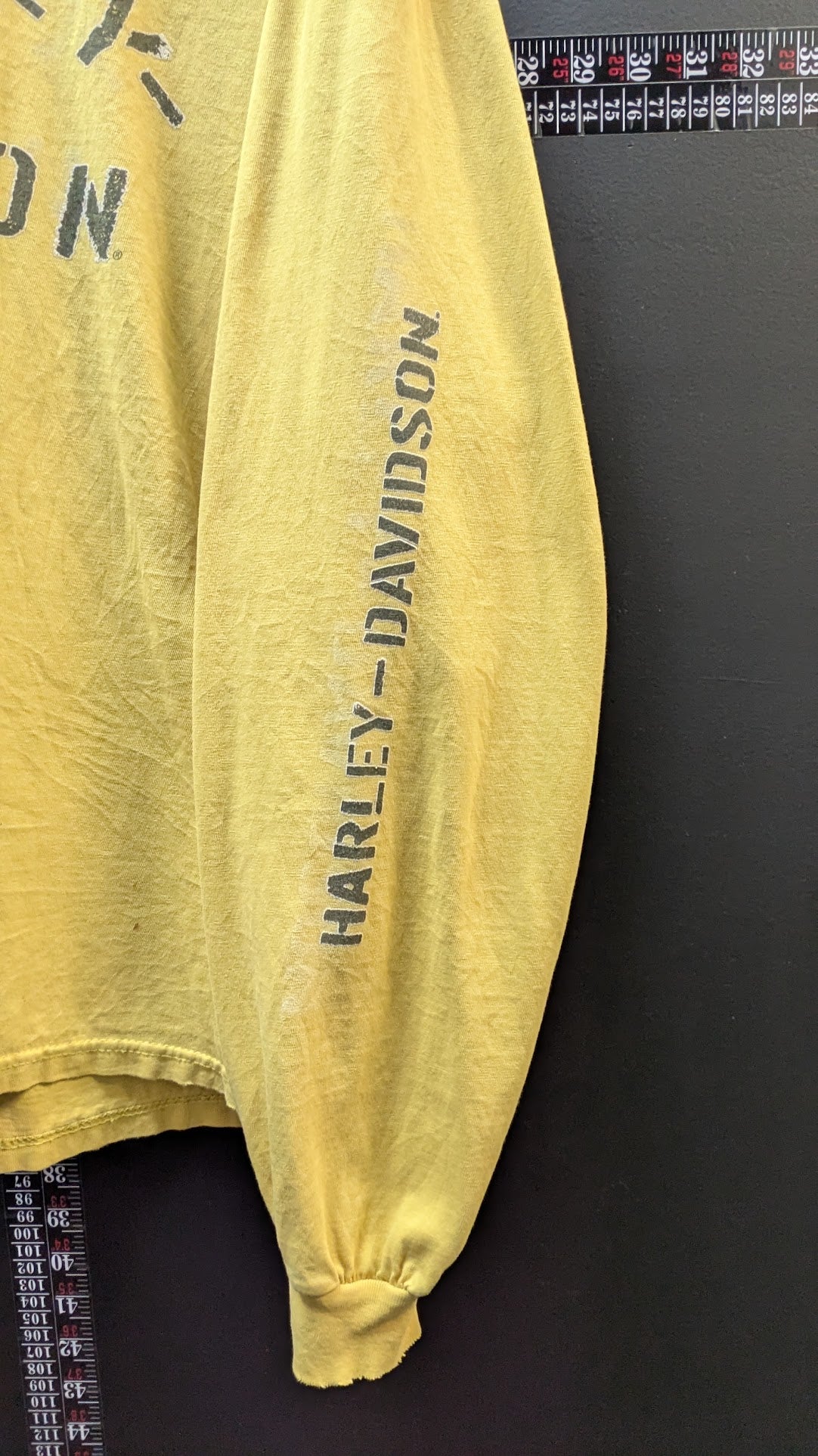2007 Harley-Davidson Myrtle Beach SC Long Sleeve T-Shirt Men's 2XL Yellow Eagle Biker