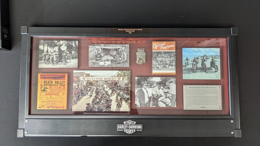 Harley-Davidson Freedom of the Open Road Shadow Box Display Buckeye Dayton Ohio 2011
