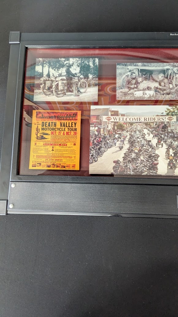 Harley-Davidson Freedom of the Open Road Shadow Box Display Buckeye Dayton Ohio 2011