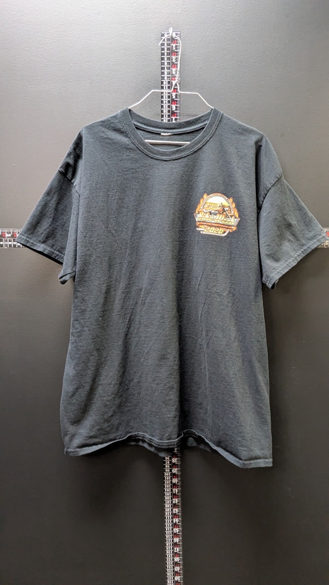 Vintage 2020 Daytona Beach Bike Week 79th Motorcycle Event T-Shirt Men's Black Double Sided