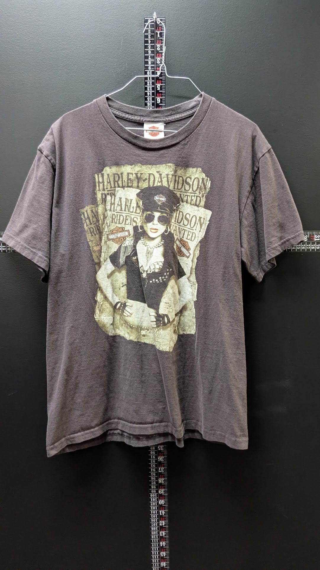 Harley-Davidson Los Cabos Mexico T-Shirt Men's Large Gray Double Sided Biker Graphic
