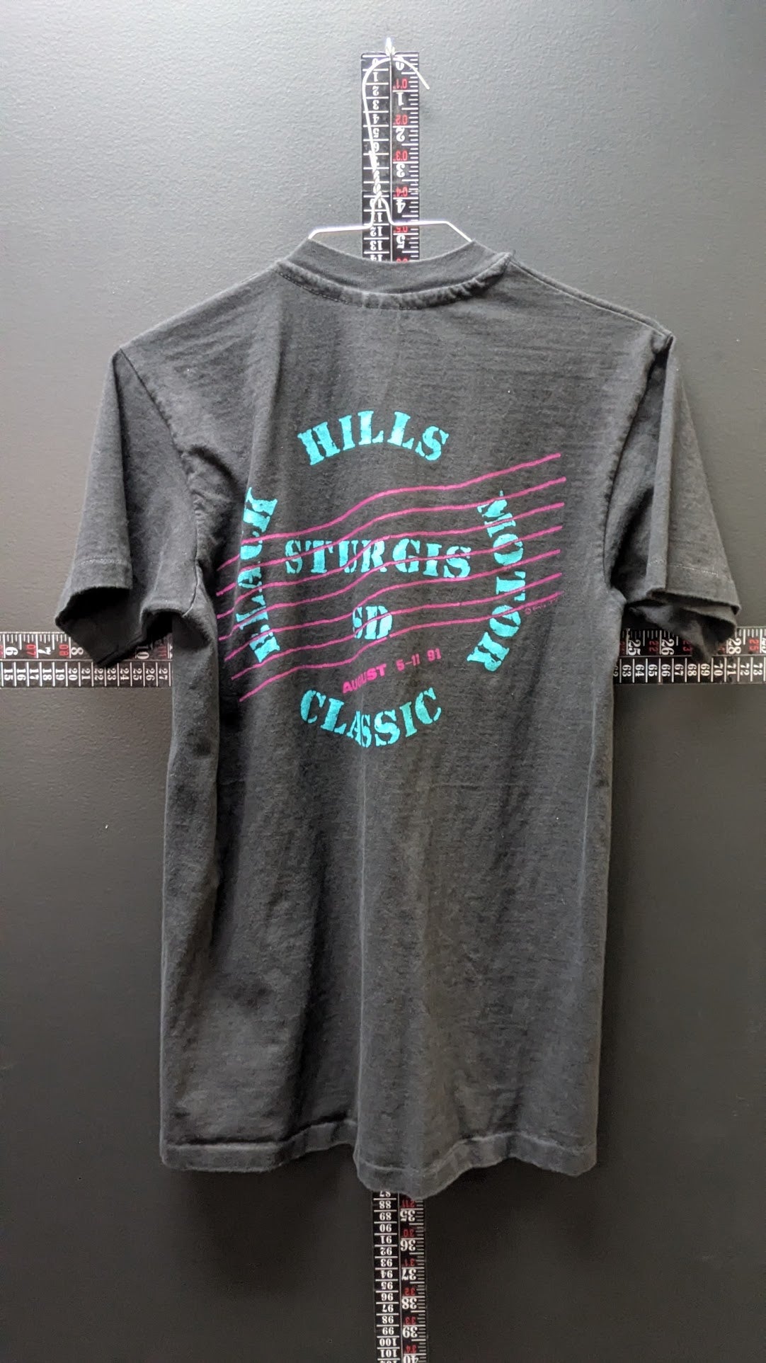 Vintage 1991 Sturgis Black Hills Motor Classic T-Shirt Men's M Hanes Beefy USA Single Stitch