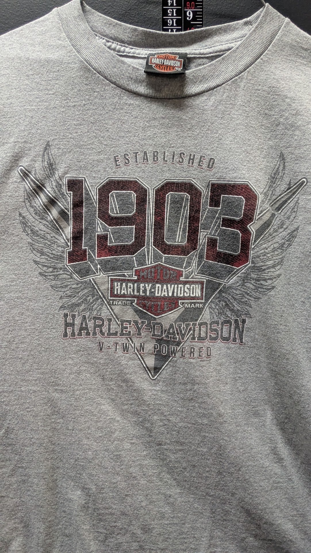 Harley-Davidson Orlando Florida 1903 Graphic T-Shirt Gray Size XL