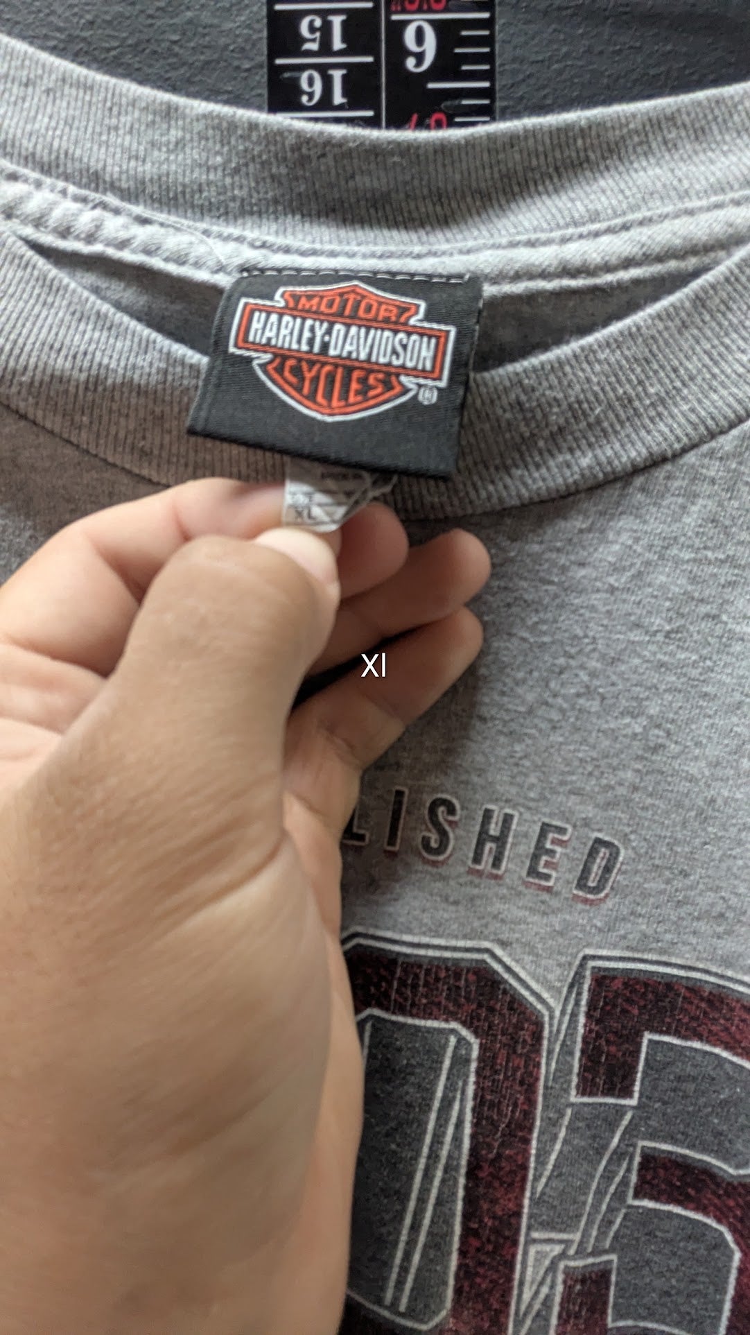 Harley-Davidson Orlando Florida 1903 Graphic T-Shirt Gray Size XL