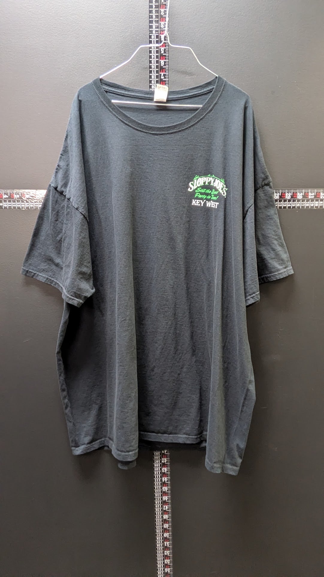 Sloppy Joe's Key West Florida Motorcycle Bar T-Shirt Black Graphic Tee Adult 3XL
