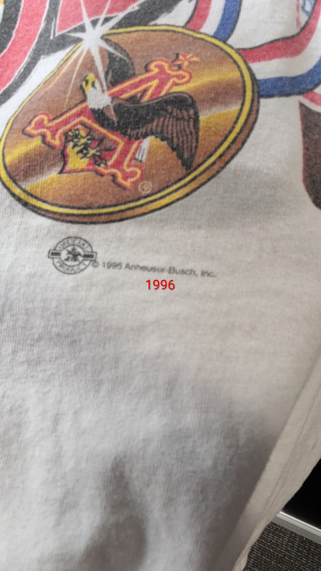 Vintage 1996 Budweiser Go For The Bud T-Shirt XXL Made in USA Beer Graphic Tee