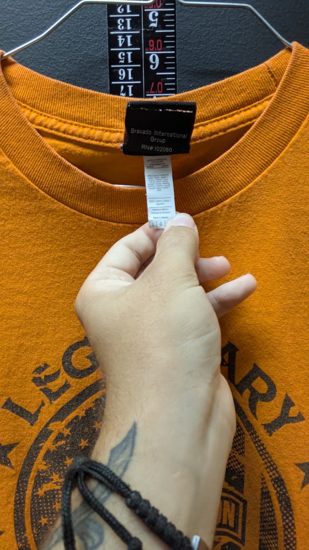 Harley-Davidson Legendary Since 1903 Dealer T-Shirt – McMahon's Harley-Davidson Beaver Falls PA – Orange – Size Large