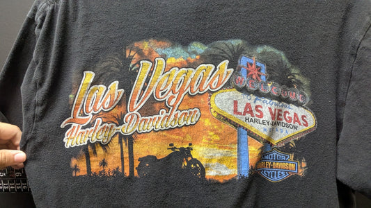 Harley-Davidson Las Vegas Dealer T-Shirt – Las Vegas Harley-Davidson Nevada – Black – Size Medium