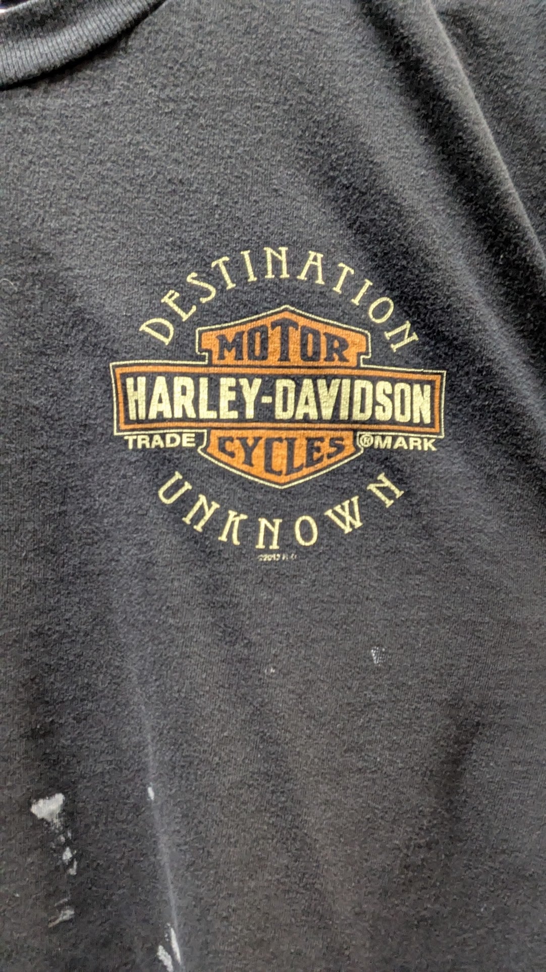 Harley-Davidson Mt. McKinley Dealer T-Shirt – Denali, Alaska – Destination Unknown – Black – Size Large