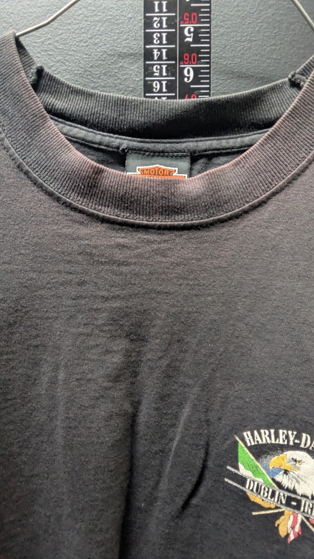 Vintage Harley-Davidson Dublin Ireland Eagle T-Shirt – Made in USA – Black – Size XL