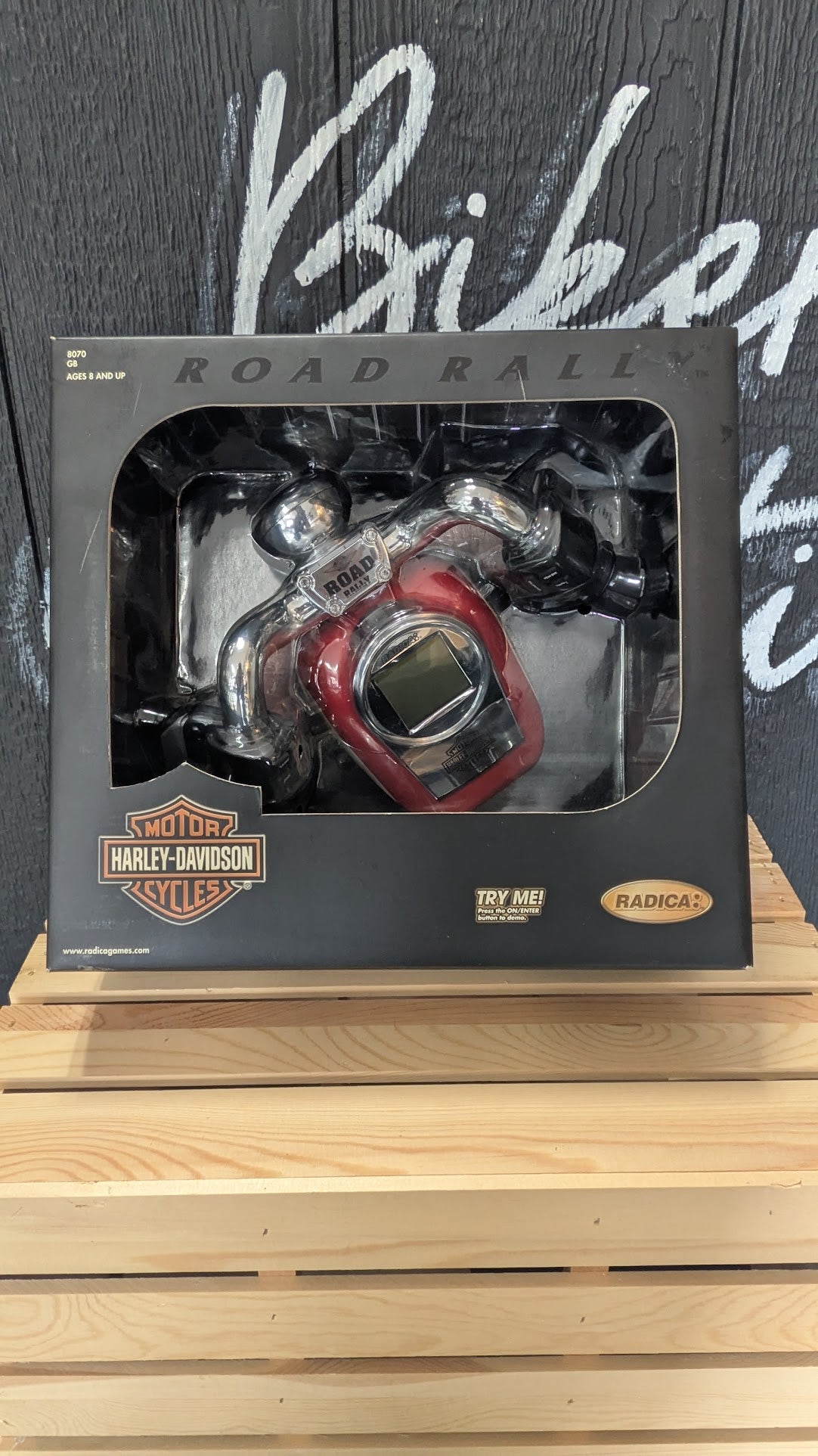 Harley-Davidson Road Rally Electronic Handheld Racing Game by Radica with Original Box
